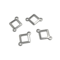 Connecteurs carrés en acier inoxydable 12 x 16mm