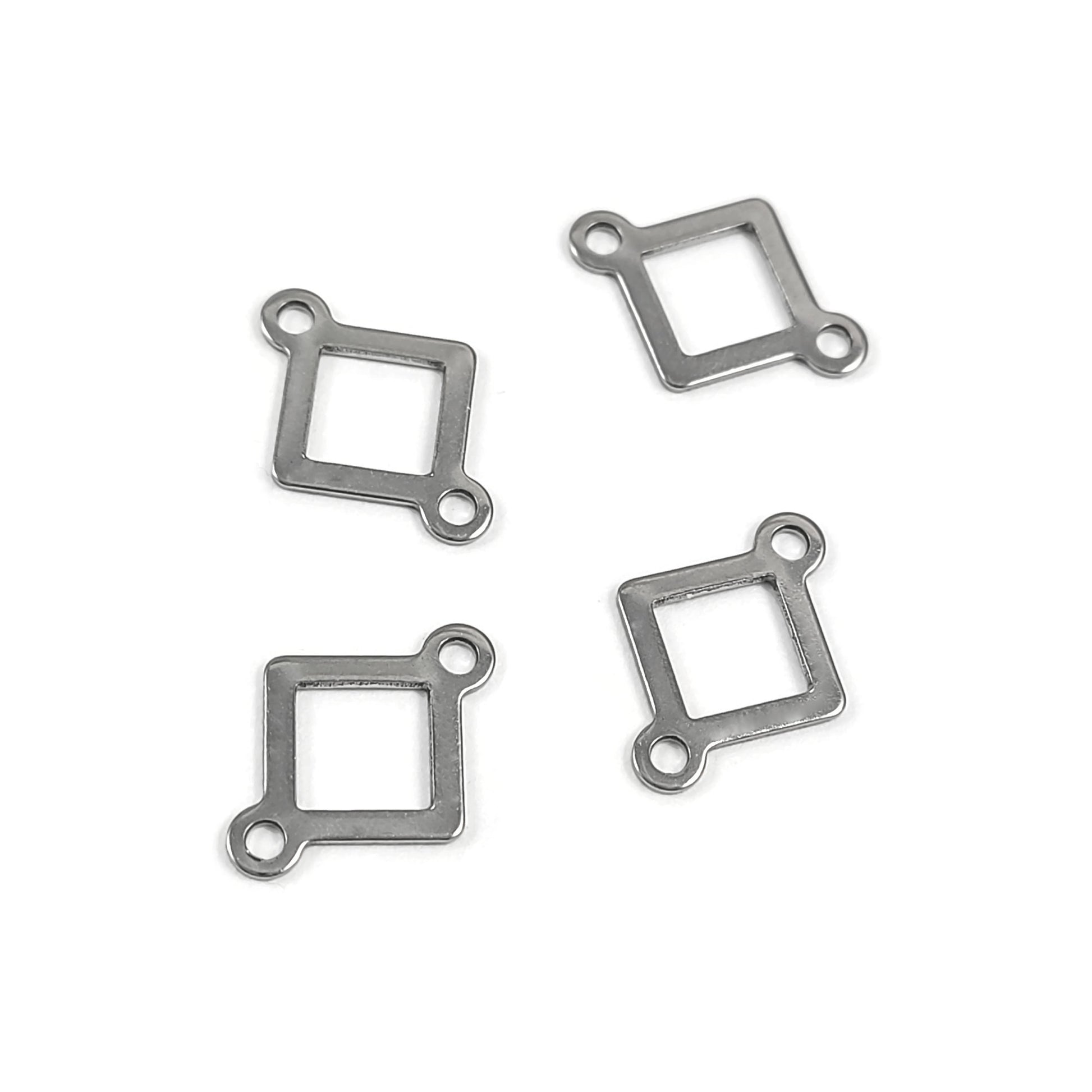 Connecteurs carrés en acier inoxydable 12 x 16mm