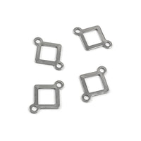 Connecteurs carrés en acier inoxydable 12 x 16mm