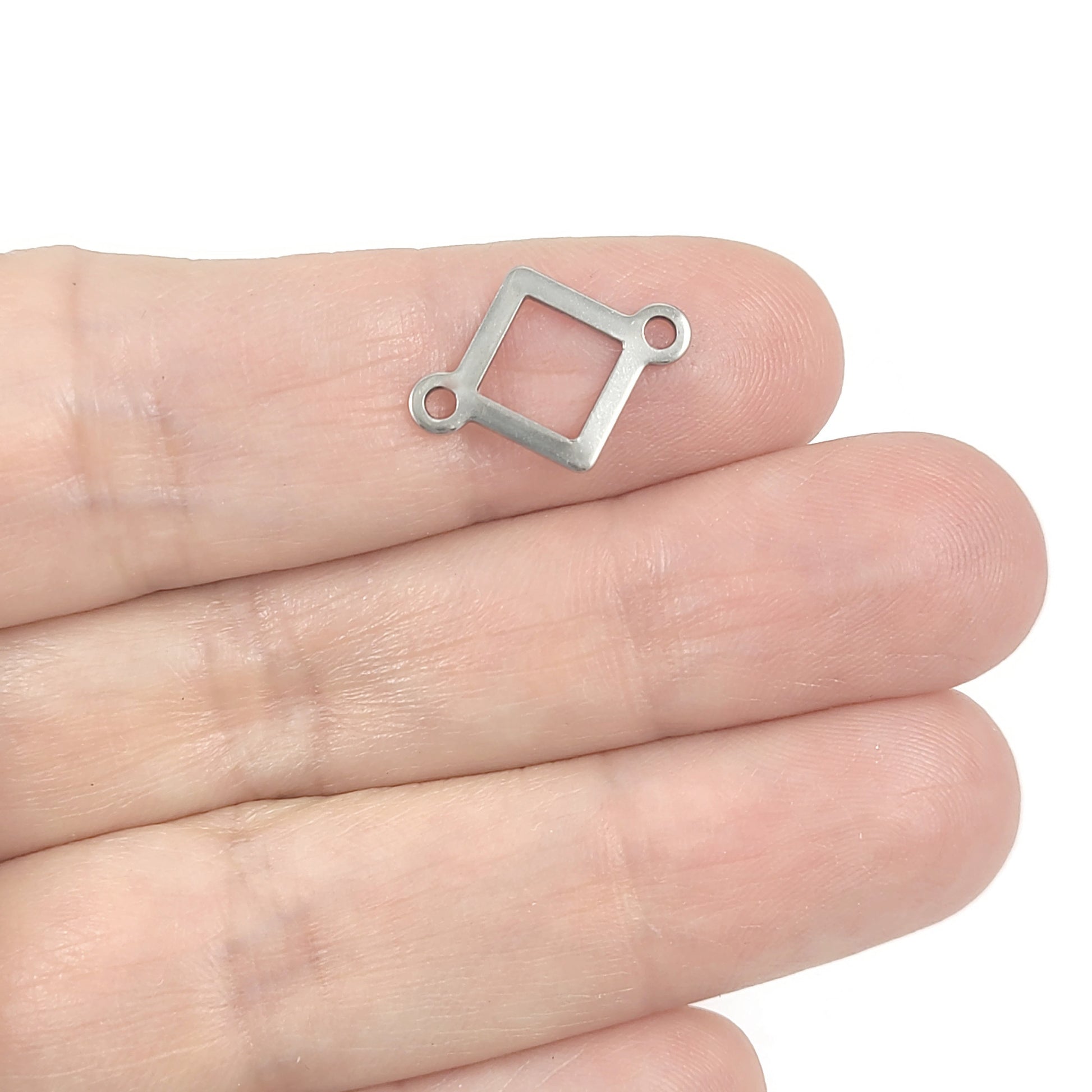 Connecteurs carrés en acier inoxydable 12 x 16mm
