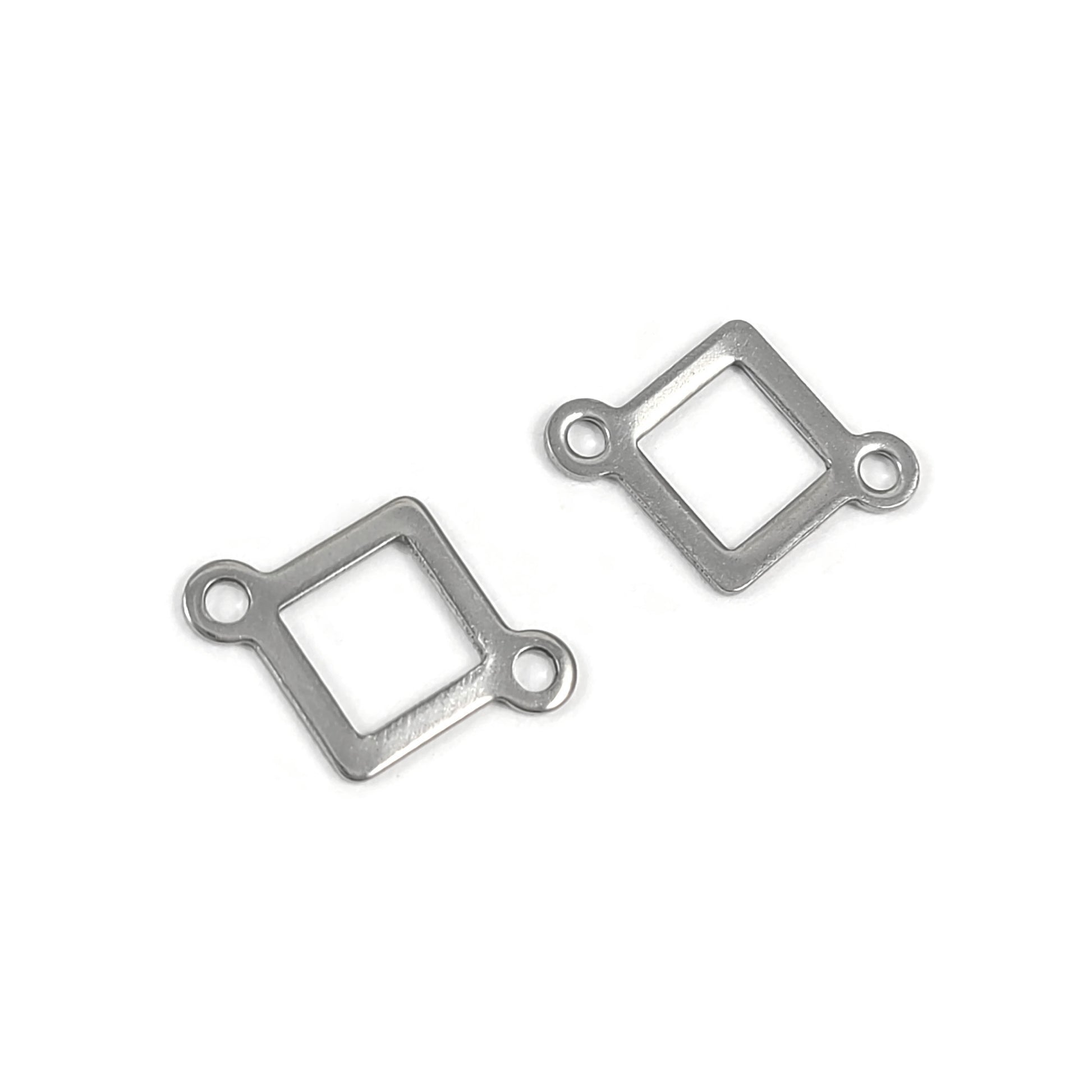 Connecteurs carrés en acier inoxydable 12 x 16mm