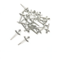 10 silver sword charms
