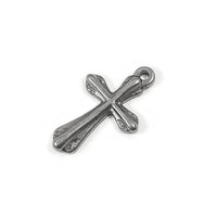 1 Gothic stainless steel cross charms 23mm
