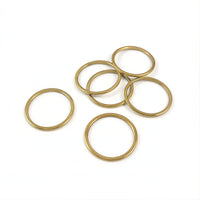 5 PVD real 18K gold plated stainless steel ring links