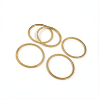 5 PVD real 18K gold plated stainless steel ring links