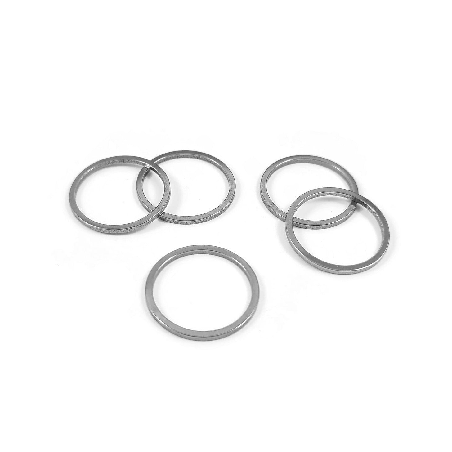 5 stainless steel ring links