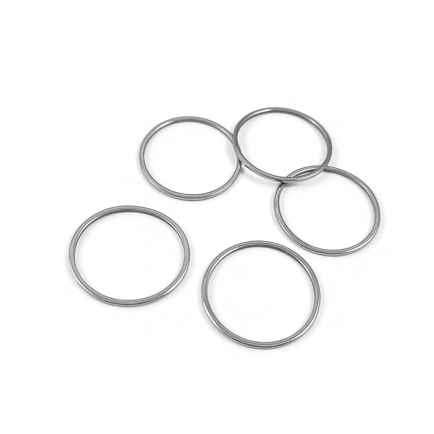 5 stainless steel ring links