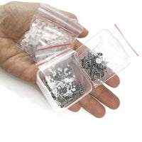 Kit pour la fabrication de boucles d'oreille, Clous et stoppeurs en acier inoxydable