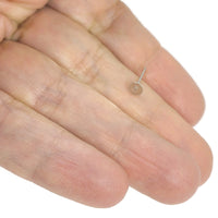 Tiges pour boucle d'oreille avec plaque de 4mm - Sans nickel, sans plomb et sans cadmium