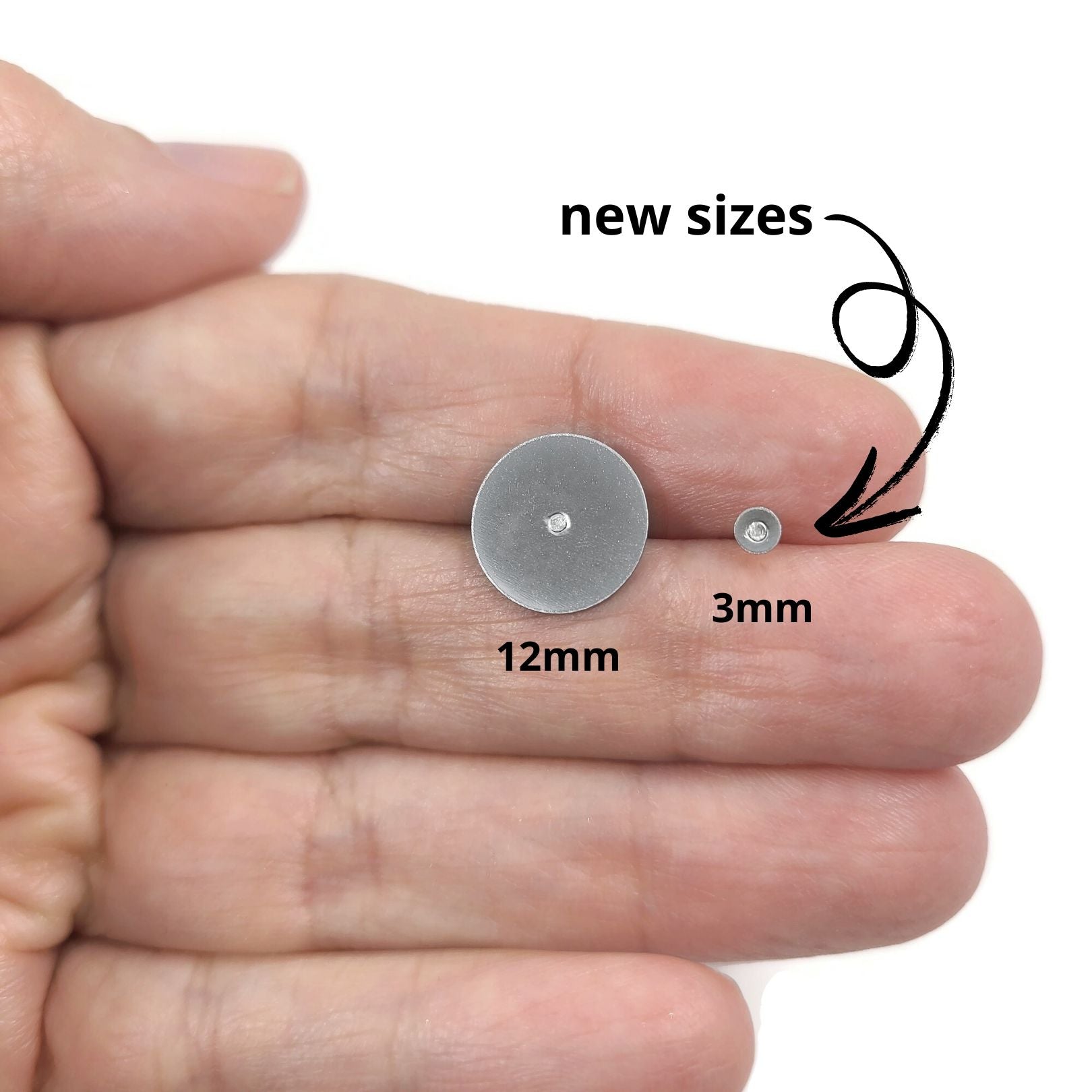 Stainless steel earring post, Hypoallergenic jewelry findings in bulk