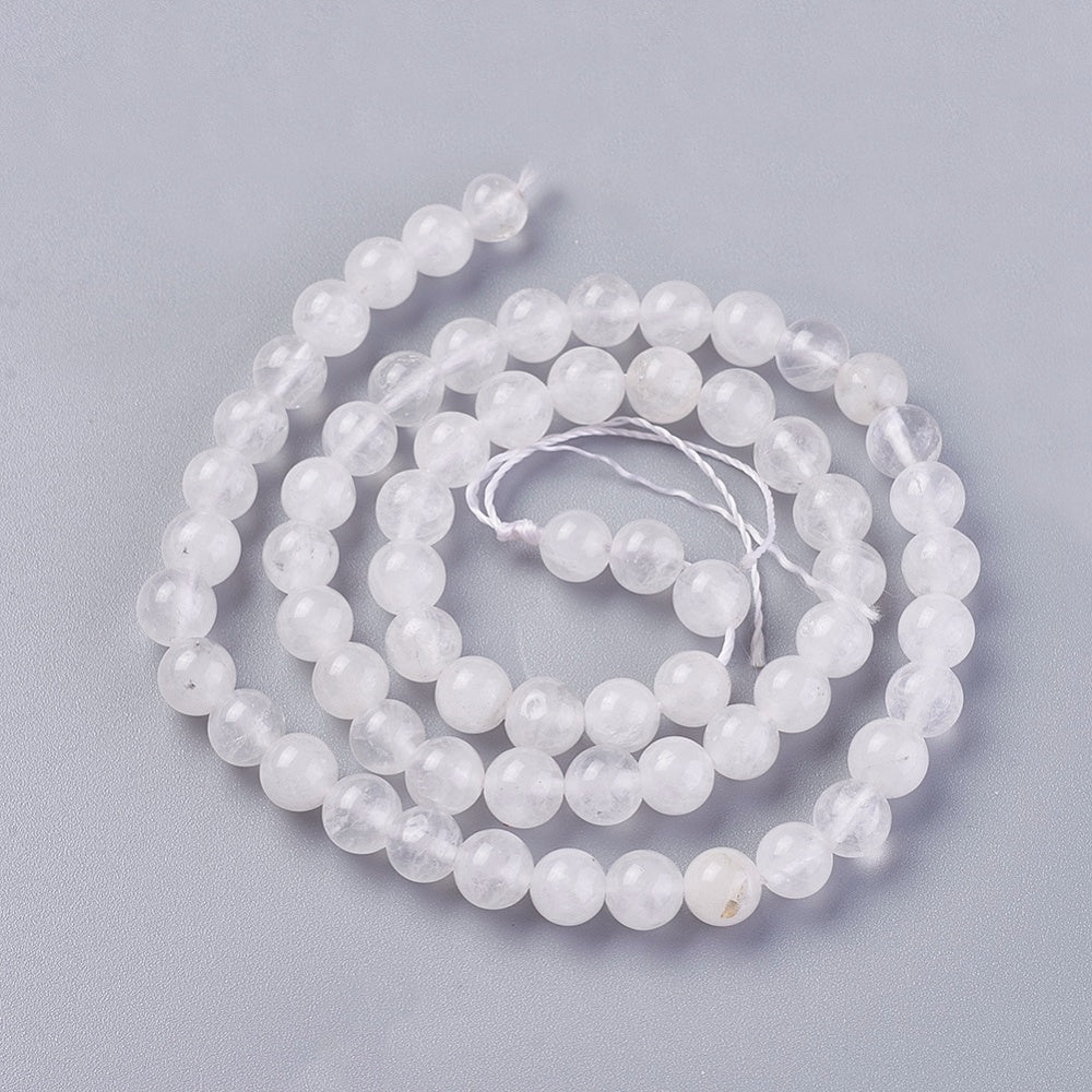 Natural Quartz Crystal Beads