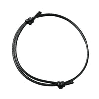 1 Base pour bracelet ajustable, Corde de polyester ciré