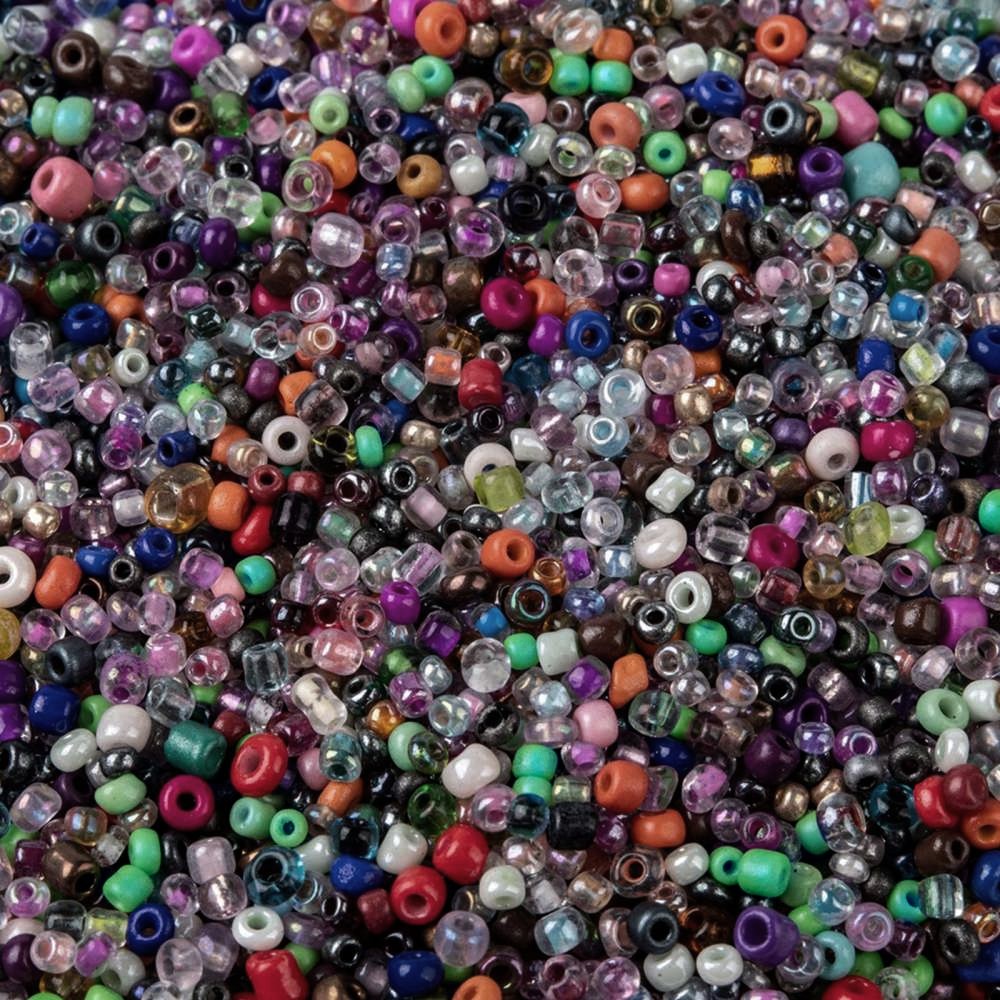 60g assorted seed beads