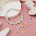 Kit De Fabrication De Bracelets En Perles De Silicone Et Bois - 122 Perles Colorées, Cordons élastiques, Fermoirs - Création Bijoux DIY - 3