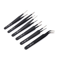 6pcs Tweezers Set for Jewelry, Beads & DIY Crafts