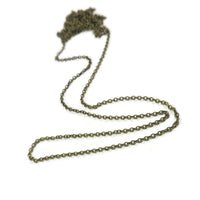 Hypoallergenic bronze cable chain soldered