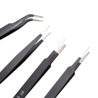 6pcs Tweezers Set for Jewelry, Beads & DIY Crafts