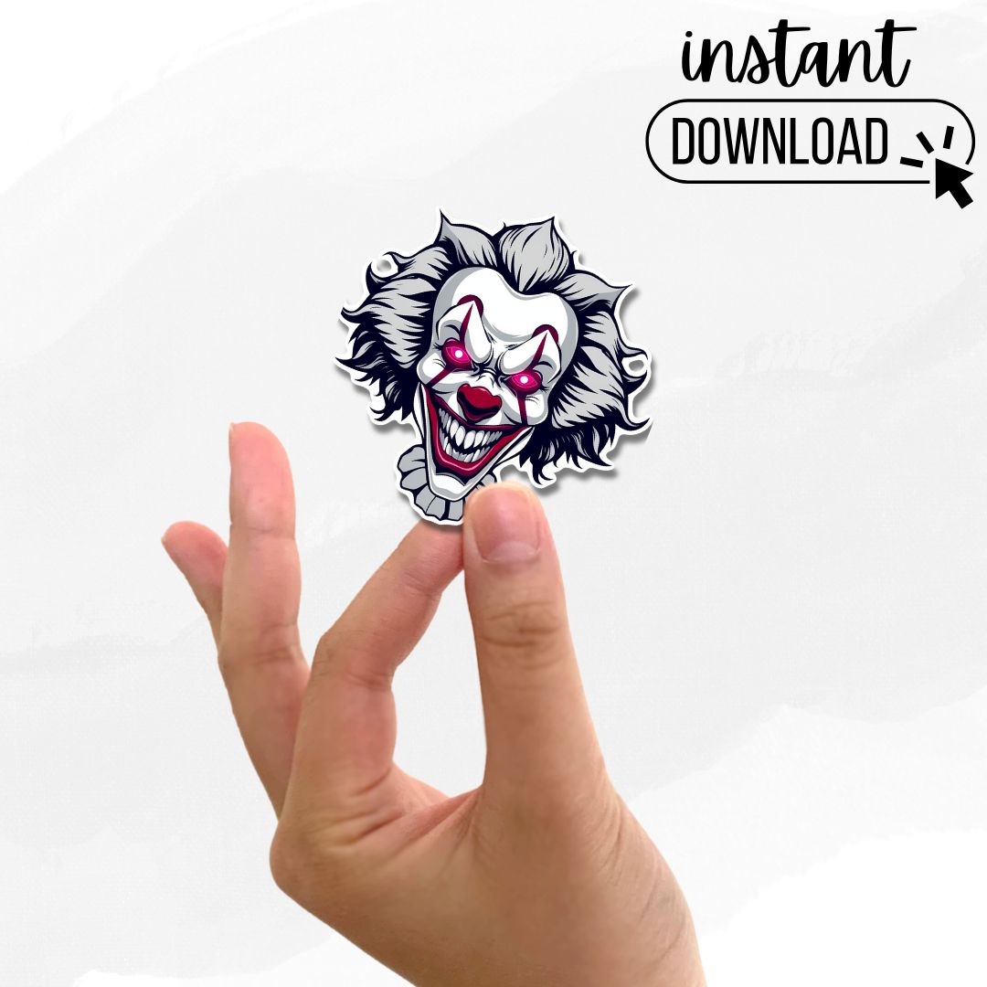 Creepy Halloween 12 PNG Sticker Bundle