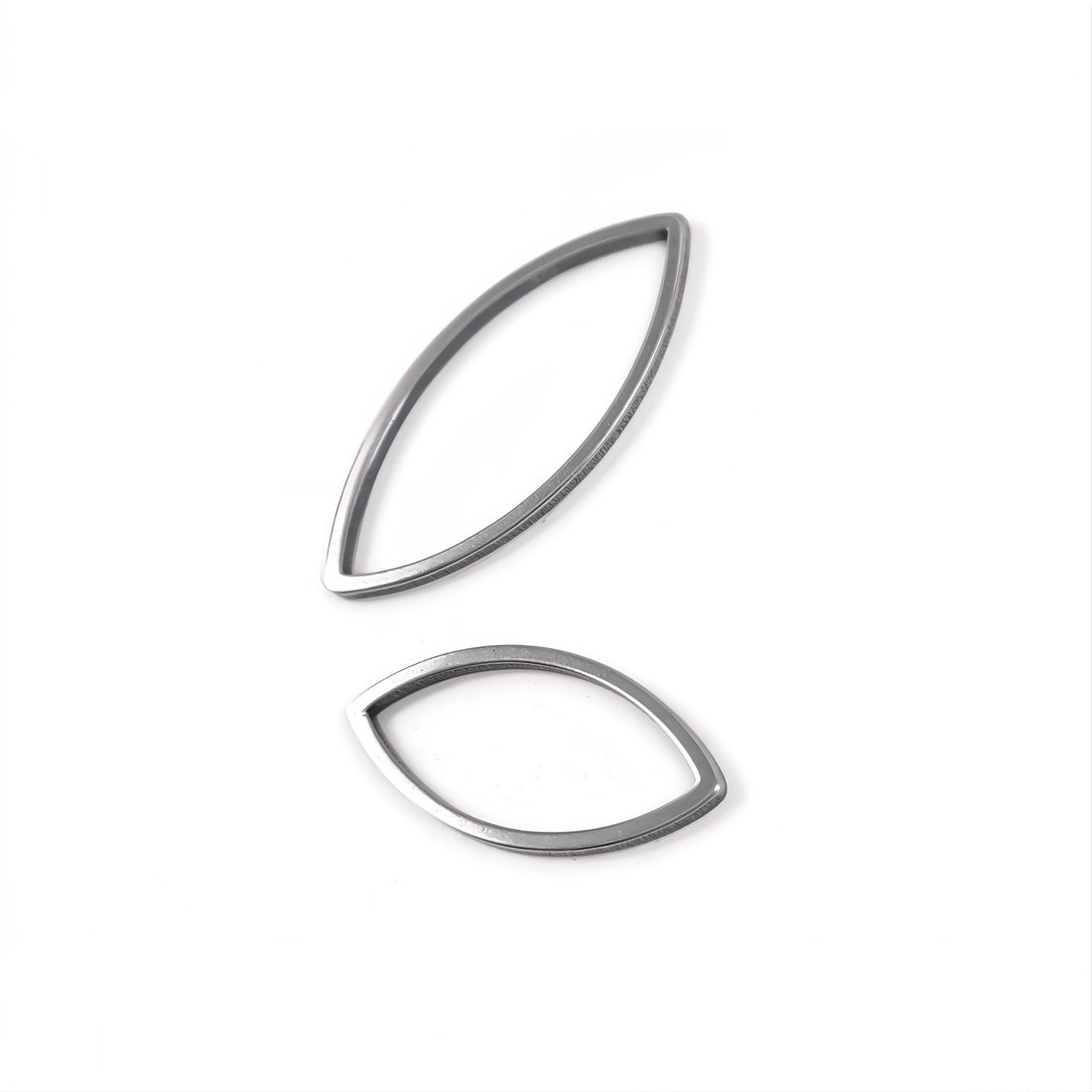 1 anneau connecteur oval en acier inoxydable