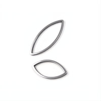 1 Horse Eye Stainless Steel Linking Ring