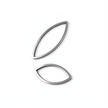 1 Horse Eye Stainless Steel Linking Ring