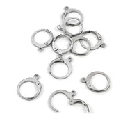 10 Crochets dormeuses en acier inoxydable chirurgical 316