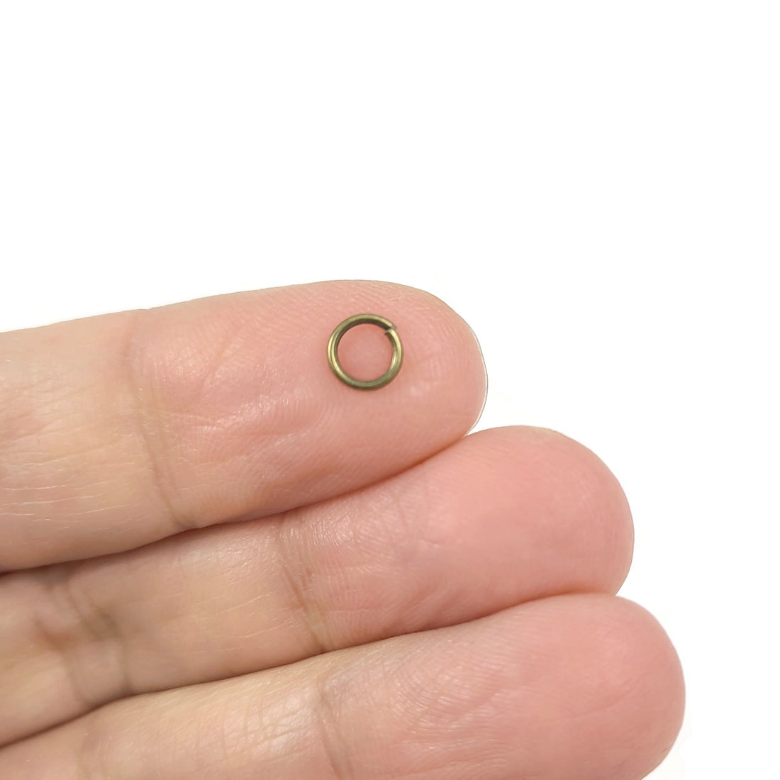Anneaux bronze hypoallergéniques, 4mm, 5mm, 6mm, 7mm