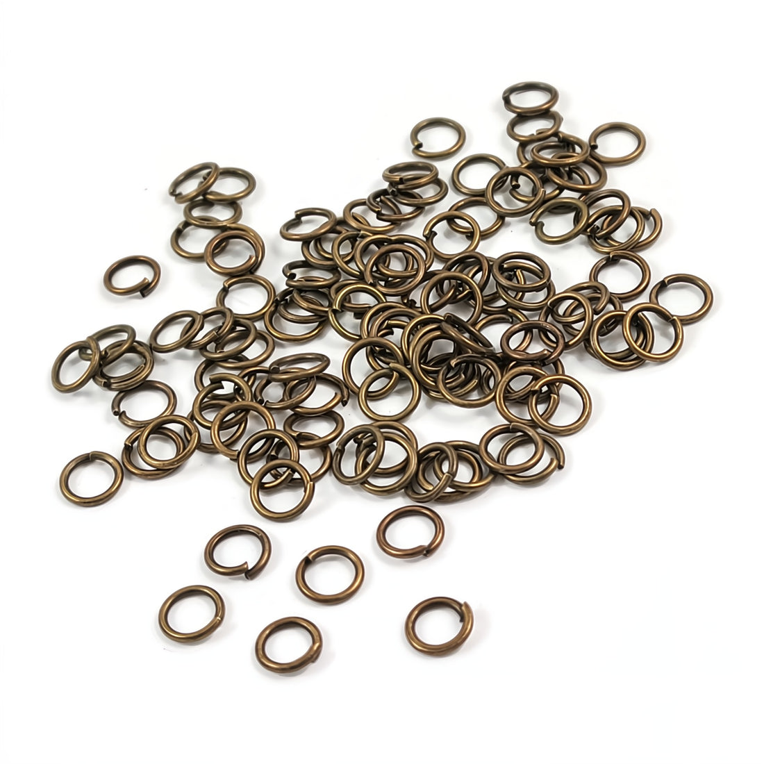 Anneaux bronze hypoallergéniques, 4mm, 5mm, 6mm, 7mm