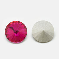 10 strass pointus, Cabochons style diamant en verre, 12mm