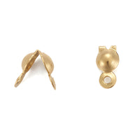 10 PVD Gold Stainless Steel Clamshell Knot Cover