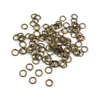 Anneaux bronze hypoallergéniques, 4mm, 5mm, 6mm, 7mm