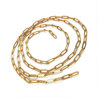 Chaîne trombone en acier inoxydable doré 12x4x1mm
