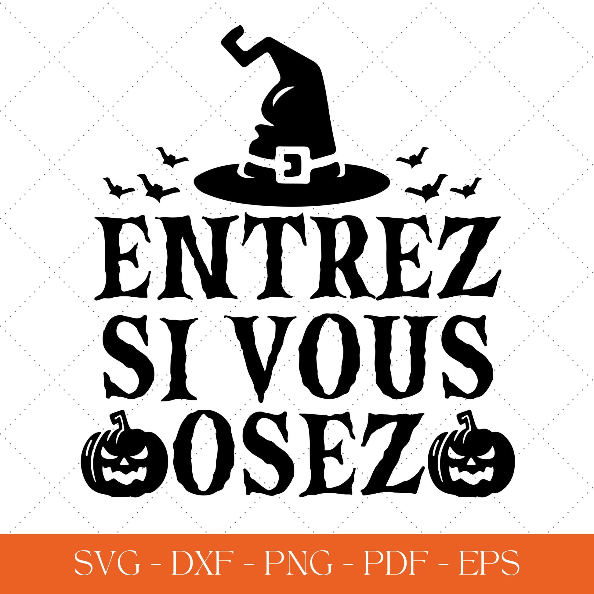 Assortiment HALLOWEEN, Lot de fichiers de découpe SVG, PNG pour impression