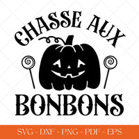 Assortiment HALLOWEEN, Lot de fichiers de découpe SVG, PNG pour impression