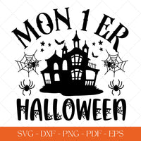 Assortiment HALLOWEEN, Lot de fichiers de découpe SVG, PNG pour impression