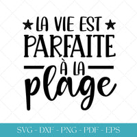 La vie est parfaite à la plage