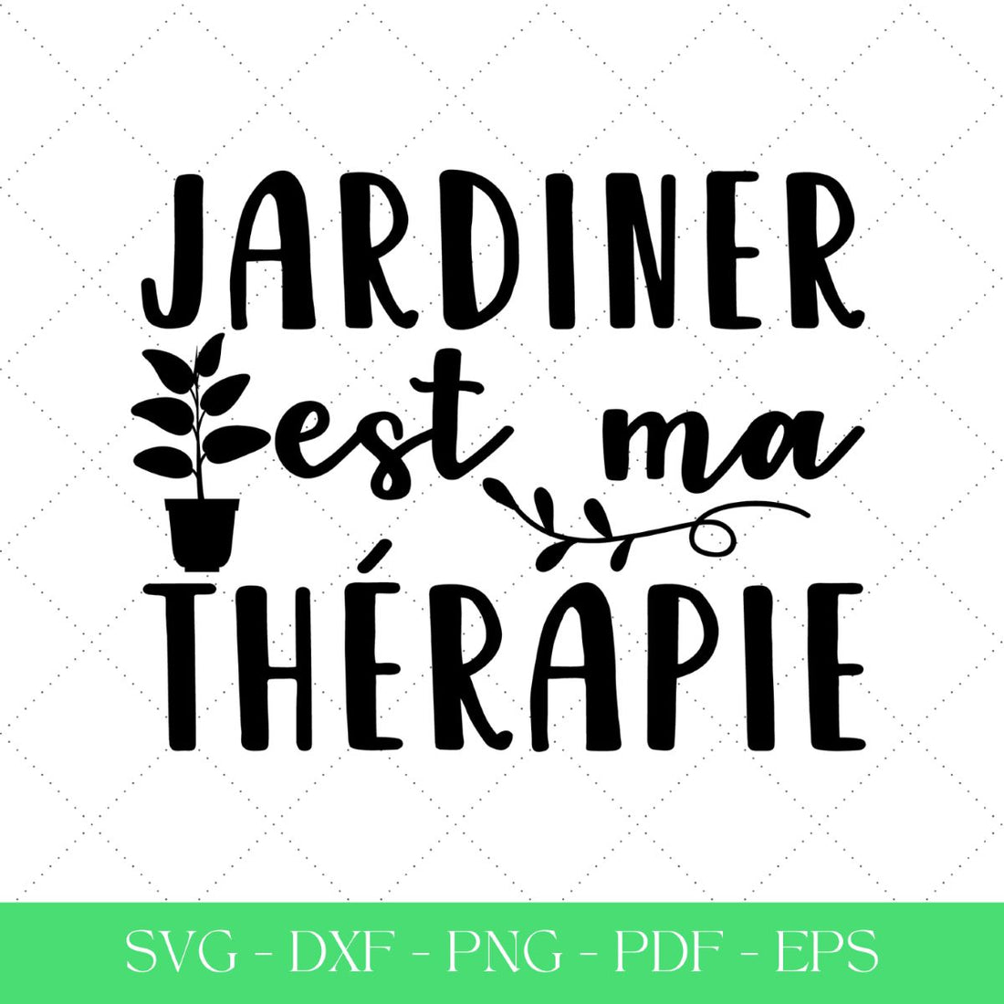 Jardiner est ma thérapie