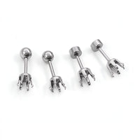 2 supports de strass pour boucles d'oreilles à vis 