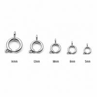 5 Stainless steel spring ring clasps
