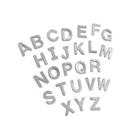 1 Stainless steel letter charm
