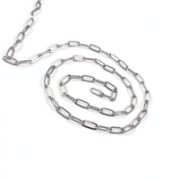 Stainless steel paperclip chain 10x4x1mm