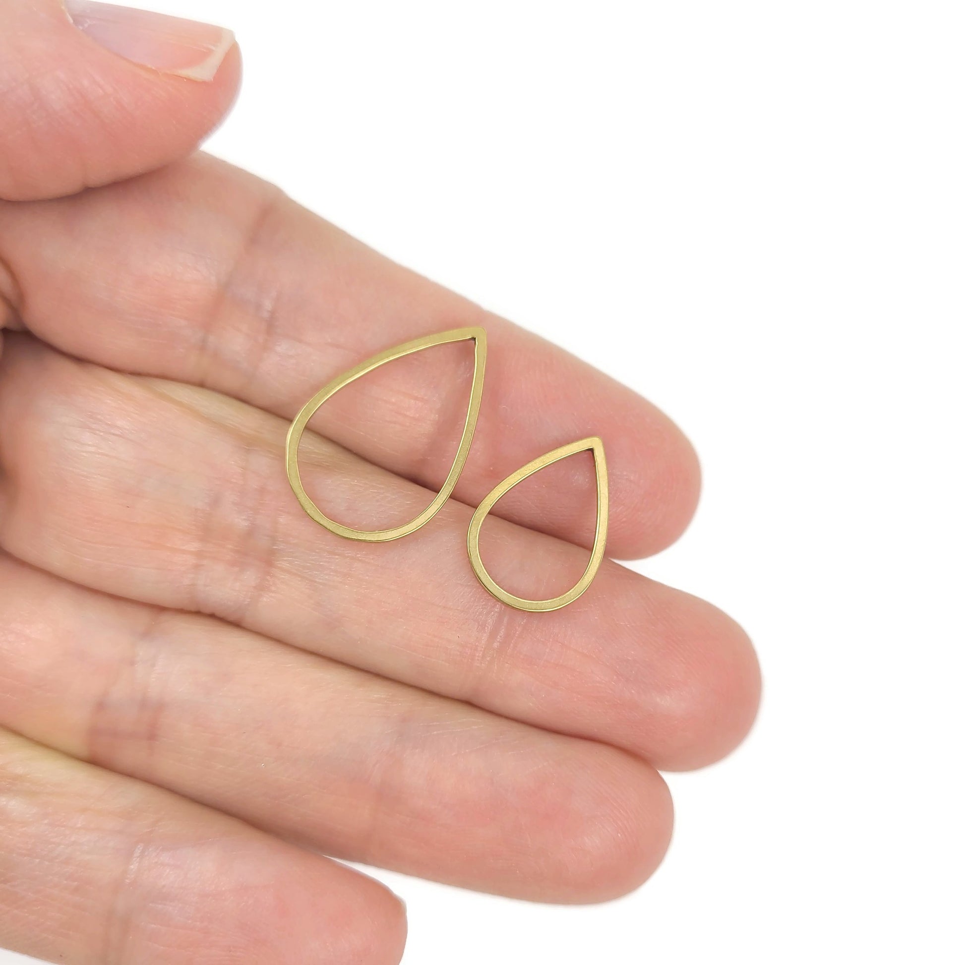 1 Teardrop Stainless Steel Linking Ring