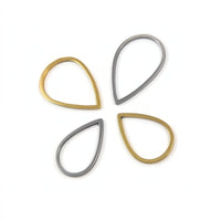 1 Teardrop Stainless Steel Linking Ring