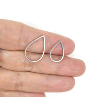 1 Teardrop Stainless Steel Linking Ring