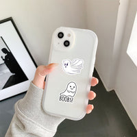 50 halloween ghost vinyl sticker pack