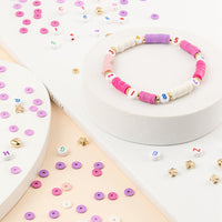 Kit de perles pour la fabrication de bijoux et bracelets, 1160 pièces