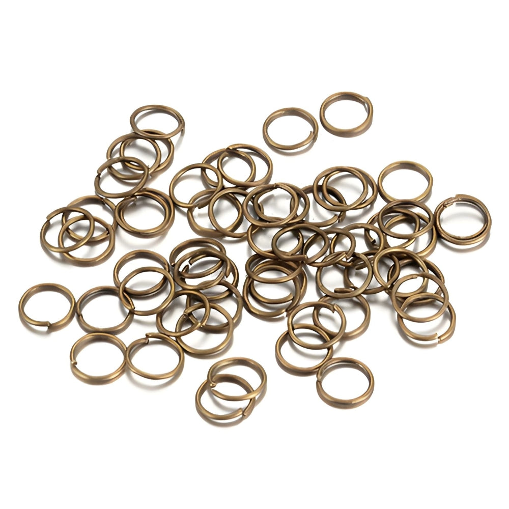 Anneaux bronze hypoallergéniques, 4mm, 5mm, 6mm, 7mm