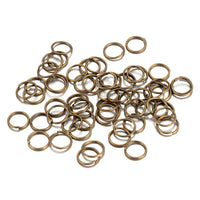 Anneaux bronze hypoallergéniques, 4mm, 5mm, 6mm, 7mm