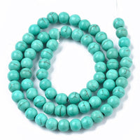 Turquoise Stone Beads 6mm, 8mm Round