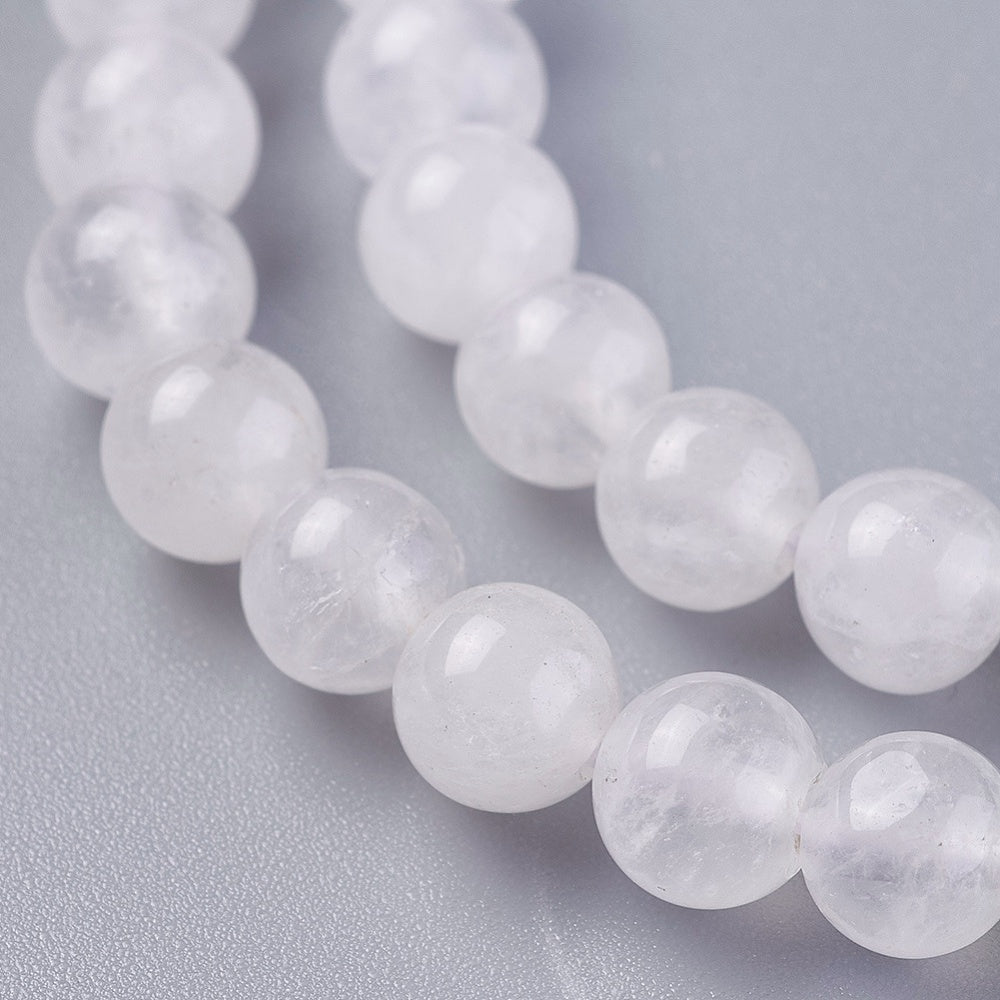 Natural Quartz Crystal Beads